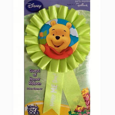 Winnie The Pooh Birthday Guest of Honor Ribbon